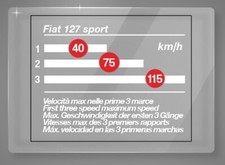 FIAT 127 - SPORT  VETROFANIA