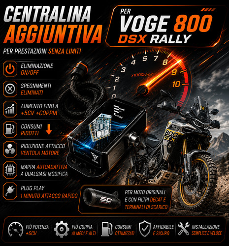 Centralina voge 800 dsx - 800, rally