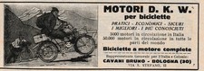 PUBBLICITA 1924 MOTORI DKW PER