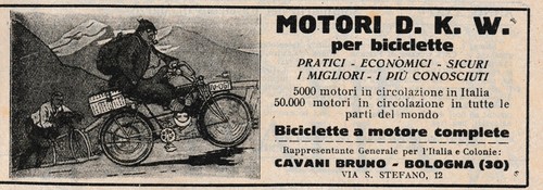 Pubblicita 1924 motori - 1924,