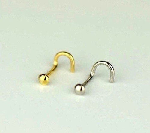 Borchia piercing naso - a, sfera