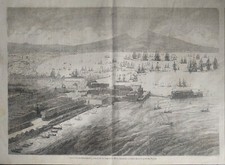 Stampa antica Veduta Napoli