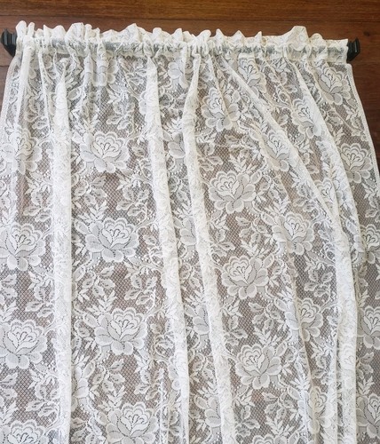 Tenda vintage bianca pizzo - vintage,