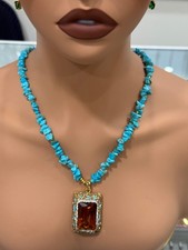 Collana con Chips di Turchese