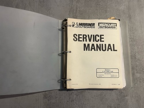 Mercury mariner service manual - mariner,
