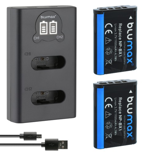 Batteria caricatore lcd - caricatore,