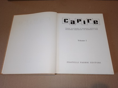 Enciclopedia capire 17 - “capire”,