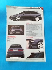 CLIPPING ARTICOLO DI GIORNALE CAR TUNING OPEL ASTRA DA COLLEZIONE - (77)