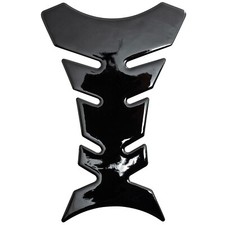 Adesivo Protezione Serbatoio Resina 3D Paraserbatoio Moto Naked Touring Nero