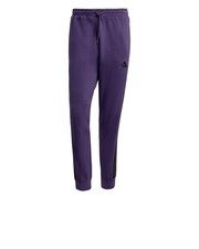  Pantaloni tuta Pants UOMO Adidas Essentials 3 Stripes Fleece Viola Con tasche 