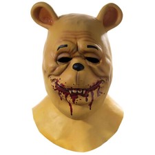 Cosplay Winnie the Pooh Sangue e Miele Maschere Halloween Spaventoso Orso Maschere Lattice