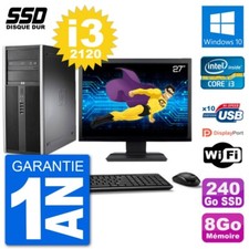 PC Tour HP 8200 Ecran 27"