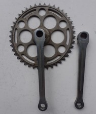 Guarnitura bici epoca marcata LEGNANO, in acciaio, anno 1965