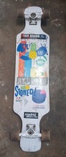 Madrid Longboard Freeride Doppio Calcio Forma Simmetrica Impugnatura Personalizzata 40,5" X9,5" 