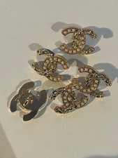 Boutons chanel vintage logo - vintage,