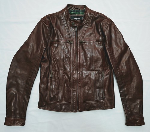 Giacca pelle uomo dsquared2 - giacca,