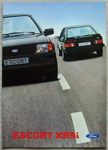 Ford escort xr3i depliant - ford,