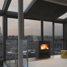 Stufa a legna PALAZZETTI NICOLE ANTRACITE - PRONTA CONSEGNA invia mail x sconto