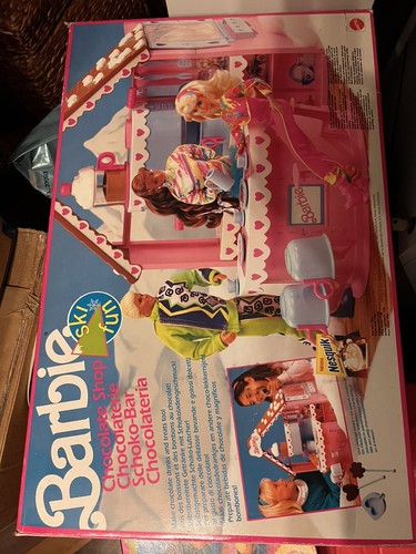 Barbie chocolate shop - barbie,