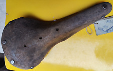 VECCHIO MODELLO SELLA RACING IN PELLE MASSELLO BIANCHI LEGNANO SELLA ANTICA