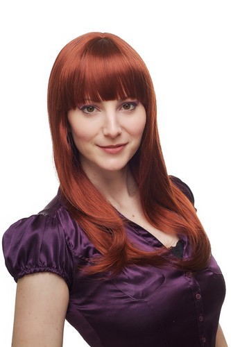 Parrucca donna rosso rame - donna,