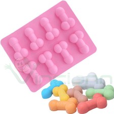 Set 2 stampi silicone pene per