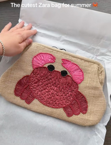 Pochette zara rafia - zara,