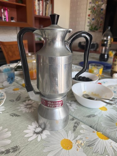 Caffettiera thermos moka - caffettiera, epoca