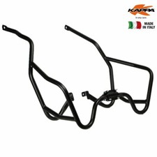 KAPPA KN22 PARAMOTORE TUBOLARE NERO PER HONDA 600 XL V TRANSALP 1989-1999