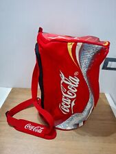 BORSONE 50 cm BORSA COCA COLA VINTAGE anni'80 / 90 - CERNIERE SANE (no strappi)