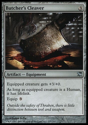 Mtg butcher cleaver - 2x, butcher's