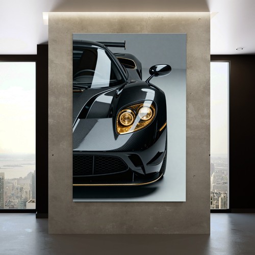 Ferrari arte nera oro - arte,