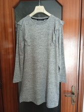 Vestito invernale grigio con rouge Terranova donna