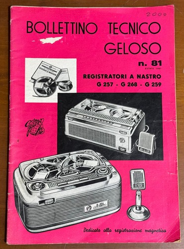 Catalogo manuale registratore - catalogo,