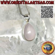 Ciondolo in quarzo rosa