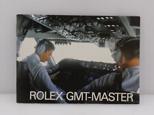 BOOKLET FOR ROLEX GMT MASTER II 16760 FAT LADY & GMT 16750/16753/16758 ANNO 1984