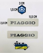Adesivi PIAGGIO In Metallo e