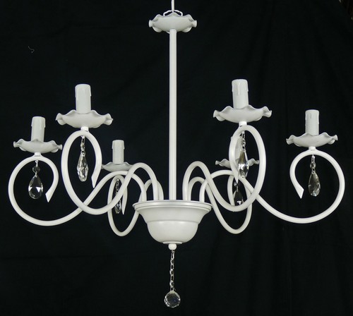 Lampadario shabby chic con - , 6