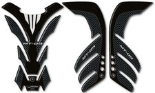 ADESIVI SERBATOIO in RESINA Stickers 3D compatibili per moto YAMAHA MT-09 Carbon