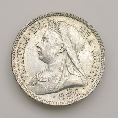 Mezza corona 1893 - corona, testa