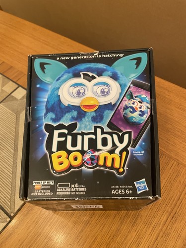 Open box furby boom blue - blue, waves