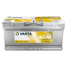 VARTA Batteria Avviamento per Auto A4 105Ah 950A DYNAMIC AGM - (394x175x190 mm)