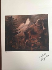 Antonio Ligabue litografia