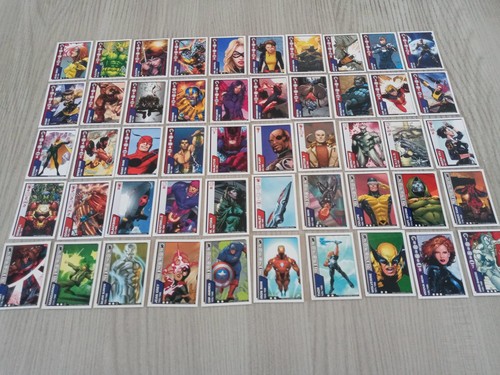Lotto carte marvel supereroi - lotto,