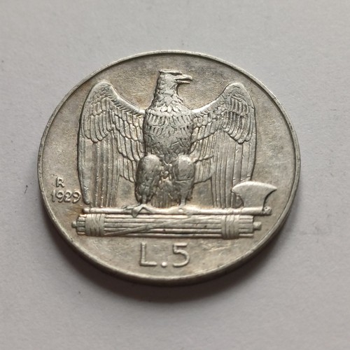 Silver lire aquilotto - aquilotto, 1929