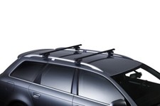 BARRE PORTATUTTO MERCEDES GLK '08> CON RAILS THULE