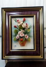 quadretto rettangolare ceramica di capodimonte