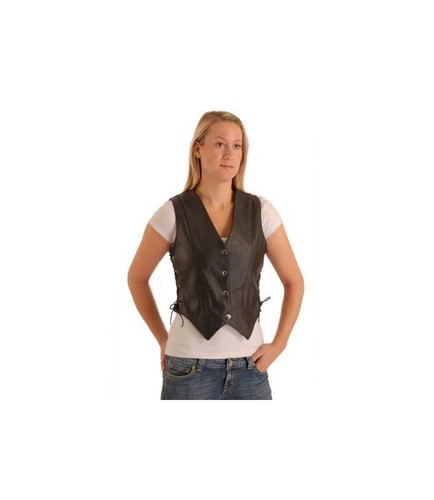 Gilet donna pelle - gilet,