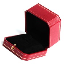 Scatola anello pelle