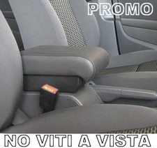 VW GOLF 5 Bracciolo eco pelle nero VENDITA PROFESSIONALE-regolabile in lunghezza